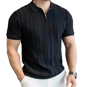 Produit de créateur de luxe : Fermeture éclair pour chemise, logo brodé, polyester anti-boulochage, impression de haute qualité, respirant - Product Image 1