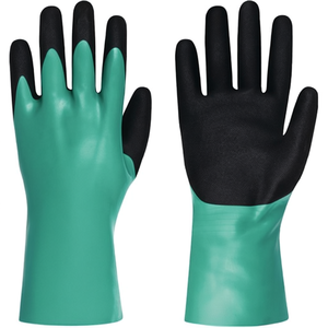 Guantes Resistentes a Químicos, Talla 9, Verde/Negro, EN 407/EN 388/EN 374, Paquete de 12 - Product Image 2