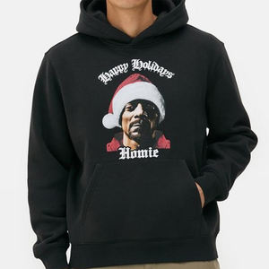 Sudadera con Capucha Extra Grande de Poliéster/Algodón, Impresa por Sublimación, Tejida a Crochet, con Diseño Navideño, de Alta Calidad, Personalizable al por Mayor para Hombre - Product Image 1