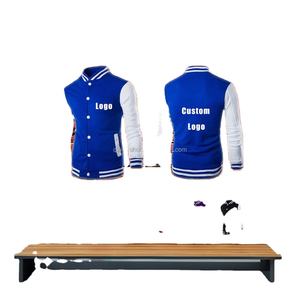 Vestes de baseball décontractées pour hommes de haute qualité, coupe universitaire, à col montant, manches longues, coupe-vent, pour l'hiver - Product Image 1