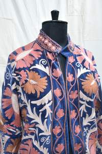 Última colección abrigo de alta calidad hecho a mano Suzani bordado Kantha chaqueta para mujer dulce largo Suzani chaqueta de invierno Natural - Product Image 2