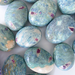 Prix d'usine de pierre de palmier en fuchsite rubis naturel de haute qualité pierre précieuse décorative pour la maison directement du fournisseur indien - Product Image 5