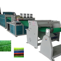 Machine automatique de fabrication de tapis et de nasses de dragage pour l'extraction d'or, avec matériaux PE/Polystyrène pour applications en barres et en film
