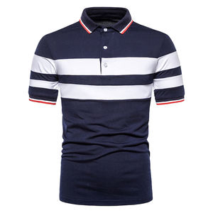 Smart Casual Men Polo Shirt Classic Cotton Polo T Shirt Manga corta para negocios y estilo casual - Product Image 3