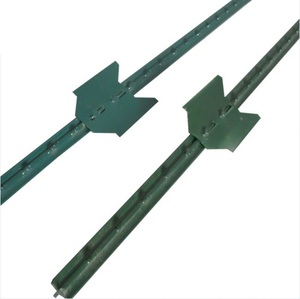 Precios de fábrica Poste de cerca en T tachonado verde de 6 pies para enrejado de esgrima de jardín - Product Image 6