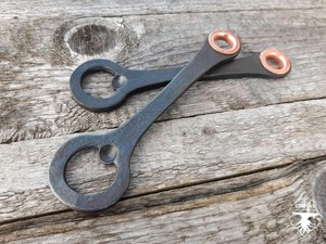 Brass Head Wooden Handle <b>Bottle</b> Opener <b>Vintage</b> Style Ergonomic Grip Strong Durable Premium Bar Tool for Home Kitchen Party Use - Product Image 6