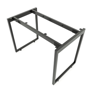 Estructura de Acero de Diseño Minimalista para Mesa de Comedor de 100x60cm, Sistema de Patas de Muebles Acrílicas Slean HCSL002 - Product Image 5