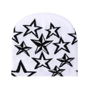 Venta al por mayor popular Gran oferta de moda logotipo personalizado Jacquard acrílico de punto Toque Otoño Invierno gorro - Product Image 3