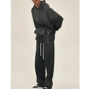 <b>Plus</b> <b>Size</b> Custom Made Pullover Design Quick Dry Oversize Clothing Brand Solid Colour Breathable Fabric <b>Tracksuits</b> - Product Image 3