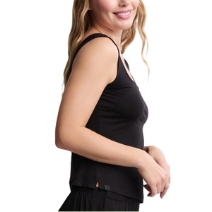 Débardeurs d'entraînement pour femmes haut court à bretelles larges avec coupe ajustée respirant extensible tissu tricoté sans manches gilet Design - Product Image 3