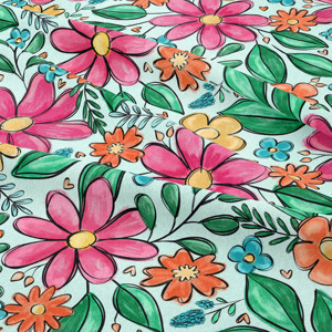 Изготовленная на заказ цифровая печать 250GSM хлопковая французская махровая ткань без MOQ Образец бесплатно - Product Image 6