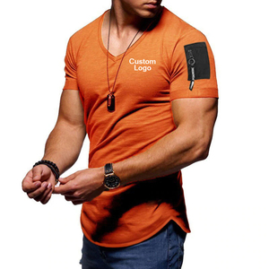 T-shirt tricoté formel ample pour homme - Personnalisé, haute qualité, 100 % coton, séchage rapide, respirant, anti-plis, écologique, pour l'entraînement - Product Image 2