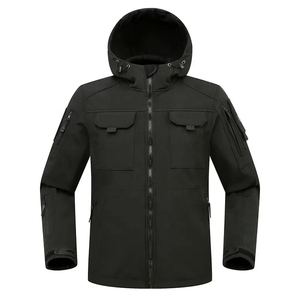 Vestes étanches tactiques légères OEM pour hommes Manteau de pluie coupe-vent Veste de pluie de pêche personnalisée de haute qualité pour hommes - Product Image 5