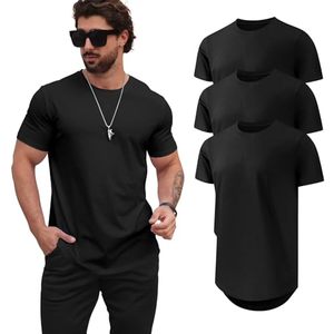 T-Shirt da Uomo di Alta Qualità con Logo Personalizzato, Spedizione Rapida, 100% Cotone, Vestibilità Regolare, Collo Tondo, Tinta Unita per Uso Quotidiano - Product Image 1