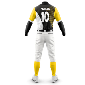 Camisetas de béisbol de alta calidad Nombre y número personalizados Tela transpirable y duradera - Product Image 2