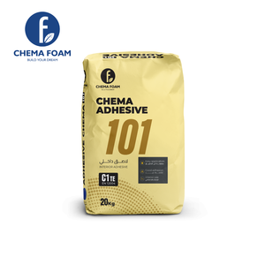 กาวติดกระเบื้อง Chema FOAM 101 ชนิดซีเมนต์ 20 กก. สำหรับใช้ภายในอาคาร ได้รับการรับรองมาตรฐาน EN 12004 กาวซุปเปอร์กลู C1TE สีขาว คุ้มค่า ประหยัด 100% - Product Image 1