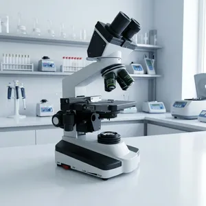 Student Lab Biological <b>Microscope</b> 40x Objective 20x Eyepiece LED Light Source Binocular 3-Year Warranty - Product Image 2