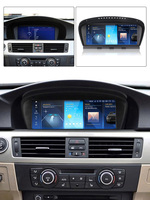 MEKEDE 8.8 Inch Snapdragon 680 8 Core Wireless CarPlay Untuk BMW Seri 3 E90 E91 Seri 5 E60 2004-2011 Stereo Mobil