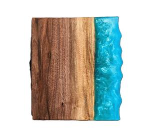 Tabla de cortar de madera y resina de alta calidad, utensilios de cocina personalizables con excelente color de resina para bloques de corte al mejor precio - Product Image 3