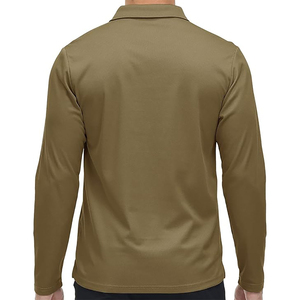 Manufacturer Men Quick Dry Polo Long Sleeves <b>Shirt</b> Polyester Moisture Wicking Lightweight Casual T <b>Shirt</b> Short Sleeve Wholesale - Product Image 4
