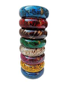 Bracelet en bois Transparent pour femme, manchette Vintage, plante naturelle, à vendre, nouvel arrivage - Product Image 5