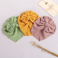 JR Vente en gros Accessoires de cheveux pour filles Tissu élastique Turban doux pour enfants Bandeaux pour bébés