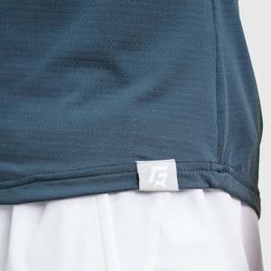 เสื้อโยคะแขนสั้นสีเทา W124 สำหรับออกกำลังกาย - Product Image 6