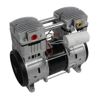 Öllose Doppelkolben-Pumpe 150 l/min 1,34 PS 220V Unterdruck-Vakuumpumpe Für CNC