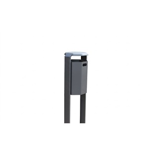 Contenitore per rifiuti -Paris-, 45 litri, in acciaio, da interrare nel cemento - Product Image 1