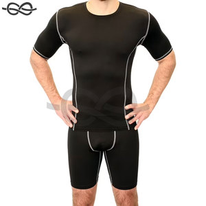 Ropa deportiva para hombre, camisetas de compresión, impresión personalizada OEM, precios al por mayor, camisetas de gimnasio transpirables de secado rápido para correr - Product Image 6