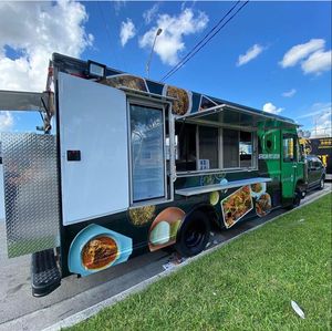 Camión de comida rápida móvil personalizado para barbacoa, helado, remolque de comida callejera al aire libre a la venta con envío rápido - Product Image 2