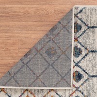 Hochwertiger türkischer Polypropylen-Shaggy-Jacquard-Teppich, maschinell gefertigt, mit hohem Flor, Adiva-Teppich für Wohnzimmer und Schlafzimmer.