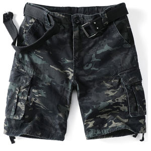 Pantalones cortos Cargo para hombre Summer Beach Impermeable Stretch Quick-Dry Outdoor Shorts con múltiples bolsillos Pantalones cortos para hombre - Product Image 1