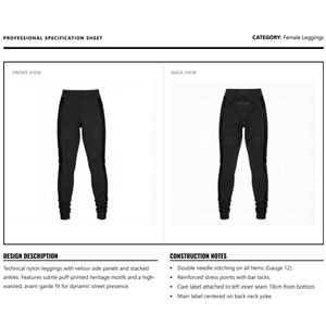 Leggings Personalizados Y2K para Mujer, Ajustados, Gruesos, de Invierno, de Poliéster/Algodón, Sin Costuras, con Logotipo Bordado en 3D, Fabricante de Ropa Urbana - Product Image 6