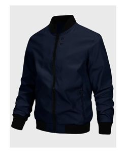 Boomletcorp-Chaqueta Versity unisex con logotipo personalizado de talla grande con capucha y lona impermeable de alta calidad - Product Image 1