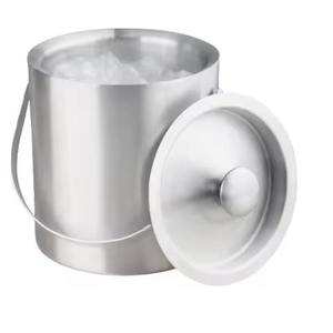 Cubo de Hielo Redondo de Metal Recubierto de Cobre de Primera Calidad para Bodas y Enfriamiento de Vino, Empaquetado en Cartón a Precio Económico - Product Image 4