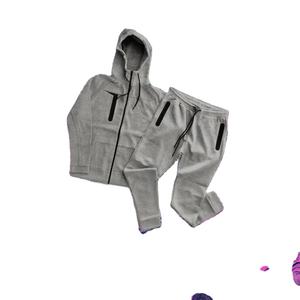 Conjunto Deportivo de Otoño para Hombre con Capucha y Logotipo NKK Personalizado, Pantalones Deportivos con Capa de Aire, Sudadera Estampada Informal con Cordón, Pantalones Deportivos de Maternidad - Product Image 2