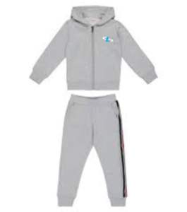 ชุดวอร์มสองชิ้นมีซิปสำหรับผู้ชายชุดวอร์มกางเกงออกกำลังกายและมีฮู้ดสำหรับออกกำลังกาย - Product Image 2