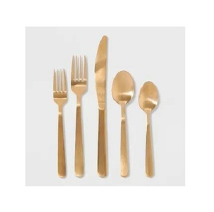 Juego de cubiertos de acero inoxidable con mango negro, juego de cubertería con cuchillo plateado, cuchara, tenedor, restaurante, Hotel, nuevo diseño, venta al por mayor - Product Image 2