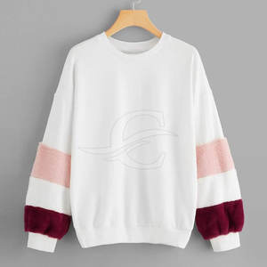 Sweatshirts décontractés chauds pour femmes, style tendance, séchage rapide, respirant, uni, teint et doublé confortable - Product Image 3