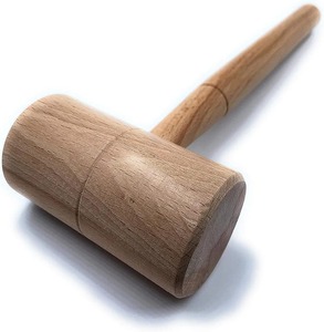 Mazo/martillo de madera grande de 400 gramos, tamaño de 32x15x6cm para Taller, eliminación de abolladuras, carpintería, artesanía de cuero, tallado, OEM personalizable - Product Image 4