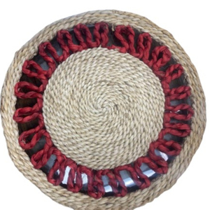 Nouveau tapis de sol rond en jute tressé fait main 2026, tapis de sol naturel en jute, fabriqué au Bangladesh - Product Image 1