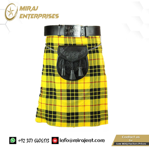 Jupe plissée médiévale multicolore style festival KILT écossais pour hommes Kilt utilitaire de 86 verges avec logo personnalisé - Product Image 6