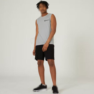 Débardeur tendance pour homme, respirant, écologique, anti-humidité, séchage rapide, polyester/coton, pour la gym, l'exercice, le fitness, les activités de plein air - Product Image 5
