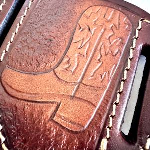 Gaine en cuir fabriquée en usine à usages multiples de style crêpe de qualité industrielle - Product Image 2