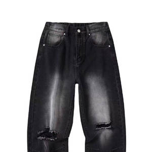 Pantalones góticos unisex de color sólido con logotipo personalizado al por mayor 2024 pantalones holgados con hebilla transpirable pantalones cargo de algodón para hombre - Product Image 6