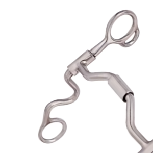 Premium 5\" Low Port Stainless Steel Horse Training Bit <b>Roller</b> Mullen Relief Turbine for Horse Riding - Product Image 4