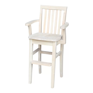 European Style Solid Wooden High Chair for Baby and <b>Kid's</b> Feeding <b>Kids</b>' <b>Dining</b> Chair - Product Image 1