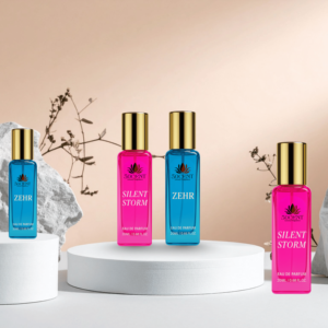 Ensemble de parfums Silent Storm & Zehar Eau de Parfum, parfum de luxe unisexe longue durée avec flacon élégant - Product Image 3