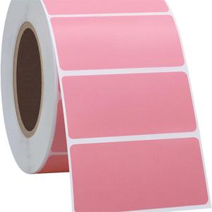 Không thấm nước 2 "x 1" màu hồng trực tiếp nhiệt địa chỉ nhiệt vận chuyển nhãn cho Máy in nhiệt (1000 cái mỗi cuộn) - Product Image 5